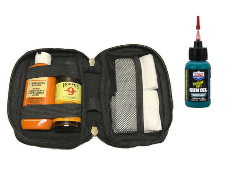 Westlake Market Gun Cleaning Bundle with Cleaner, Oil and Extreme Duty Oil Applicator and Patches