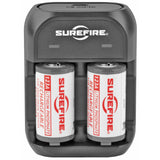 Surefire 2 Rechargeable LFP123 Batteries Includes Charger
