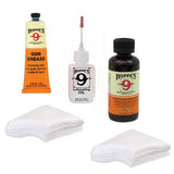 Gun Bore Cleaner, Precision Lubricating Oil, Gun Grease with 50 Patches / Neoprene Case