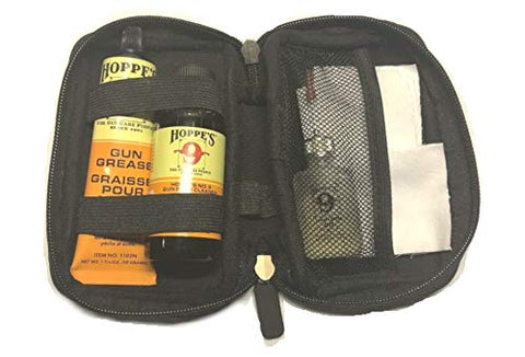 Gun Bore Cleaner, Precision Lubricating Oil, Gun Grease with 50 Patches / Neoprene Case