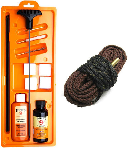 Hoppes 17 Caliber HMR Rifle Cleaning Kit with Quality WM Cleaning Rope