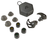 Axil Earplugs X30i Black, Includes Silicon Tips Foam Tips and Pocket Carry Case