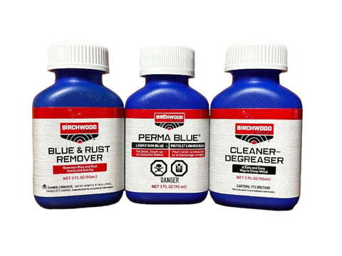 Birchwood Casey Perma Liquid Blue Plus Cleaner Degreaser and Blue and Rust Remover