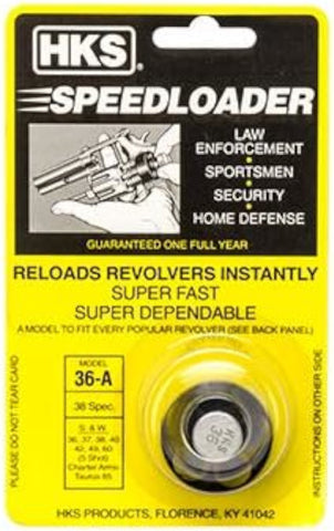 HKS Speedloader for 5 Round 357 Magnum S&W, Taurus, Rossi, Ruger 36-A