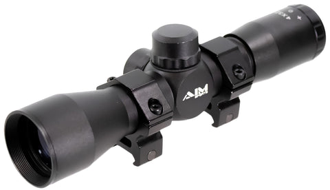 Aim Sports Rifle Scope with Rings 4x32
