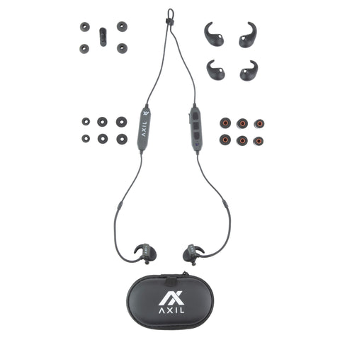 AXIL GSX 3.0 Bluetooth Earbuds IP65 Water and Sweat Resistant Includes USB-C Charging Cable