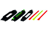 Hi-Viz, Birdbuster Magnetic Front Shotgun Sight Fits Ventilated Ribs 1/4"-3/8" Width, Red/Green Finish
