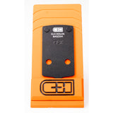 C&H Precision, V4, Optic Mounting Plate, Fits Glock 43x/48 MOS to Holosun 407K/507K,