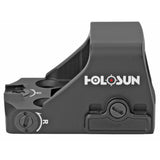 Holosun Technologies, 407K-X2, Red Dot, 6 MOA Dot, Black Color, Side Battery