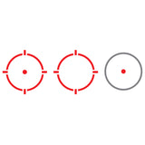Holosun Technologies, Open Reflex, 2 MOA Dot or 2 MOA Dot with 65 MOA Circle