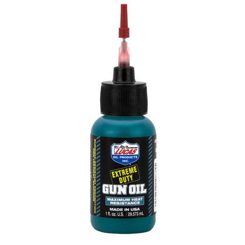 Lucas Oil Extreme Duty Gun Oil in Precision Needle 1oz Bottle