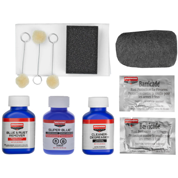 Birchwood Casey Super Blue Liquid Cold Blue Metal Gun Bluing Kit - Del ...