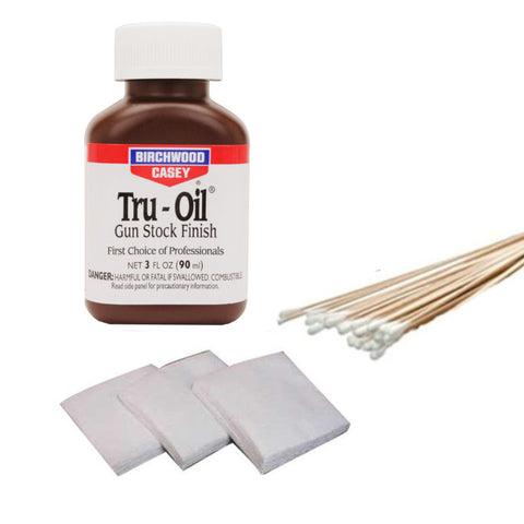 Birchwood Casey Tru-oil Gun Stock Refinish Kit with Swabs and Patches