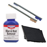 Birchwood Casey Blue and Rust Remover, Brushes, Plus Disposable Absobent Pads