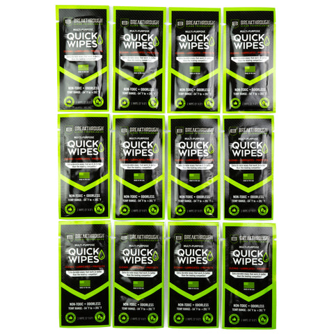 Breakthrough Clean Technologies Quick Wipes Solvent 12 Pack