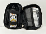 Break Free CLP in Handy Neoprene Carrying Case with 9mm to 45 Caliber Cotton Patches