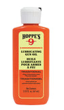 Westlake Market Gun Cleaning Bundle with Hoppes Cleaner (5oz) and Lubricating Oil w/ 40 Patches for 9mm - 45 Caliber