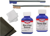 Gun Bluing Kit Including Perma Blue, Rust and Blue Remover, Pads, Brushes and Cleaning Patches