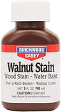 Birchwood Casey Tru-Oil and Walnut Stain for Gun Wood Stock and Grip Refinishing with Absorbent Pads, Patches and Cotton Swabs